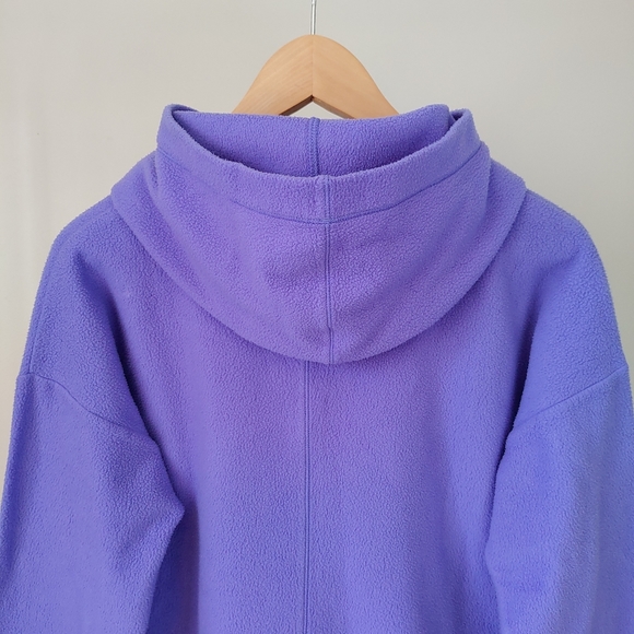 Victoria's Secret Fleece Hoodie Purple Size Small - Picture 11 of 15